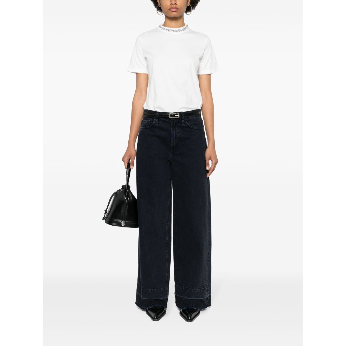 Golden Goose rhinestone-embellished Cotton T-shirt Topwear