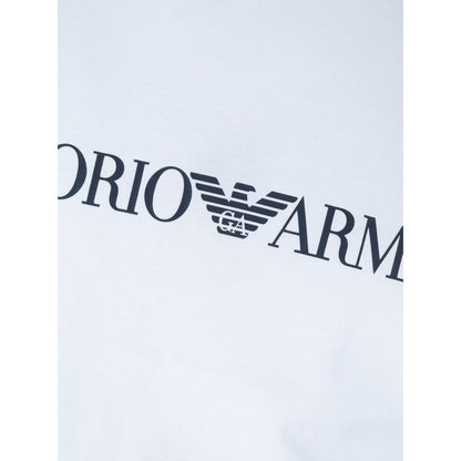 Emporio Armani logo print cotton T-shirt Topwear