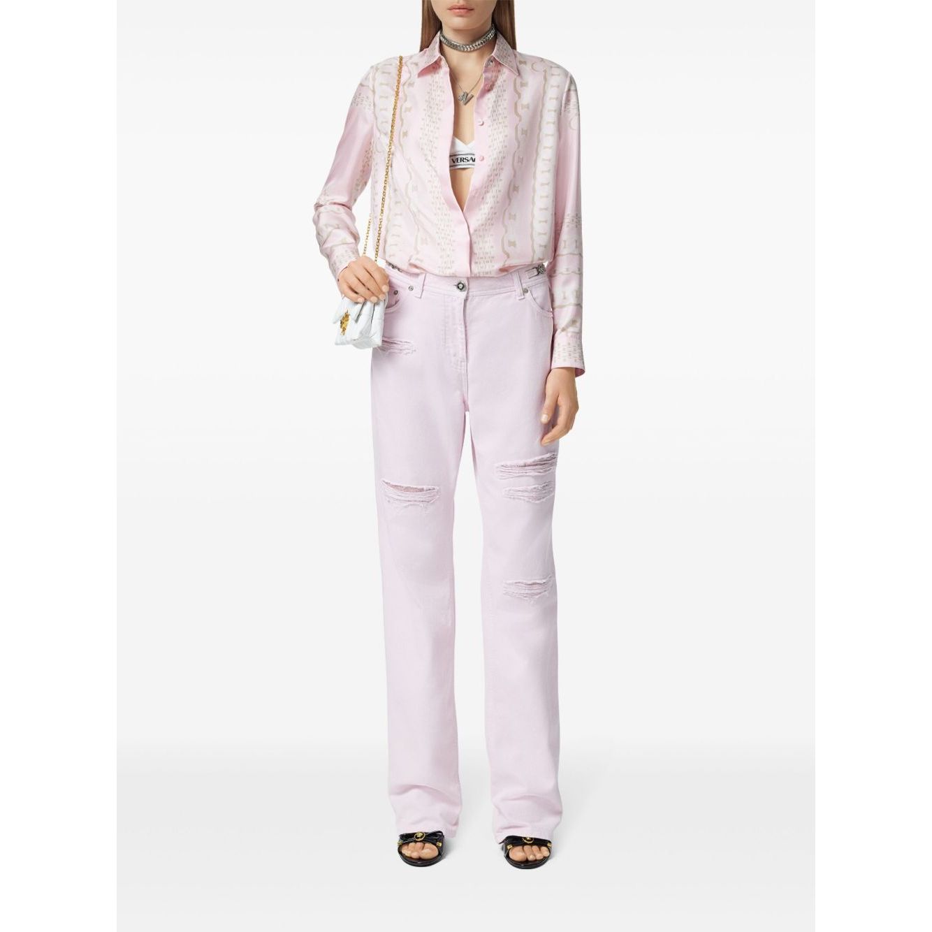 Versace Treasure Scarf Shirt