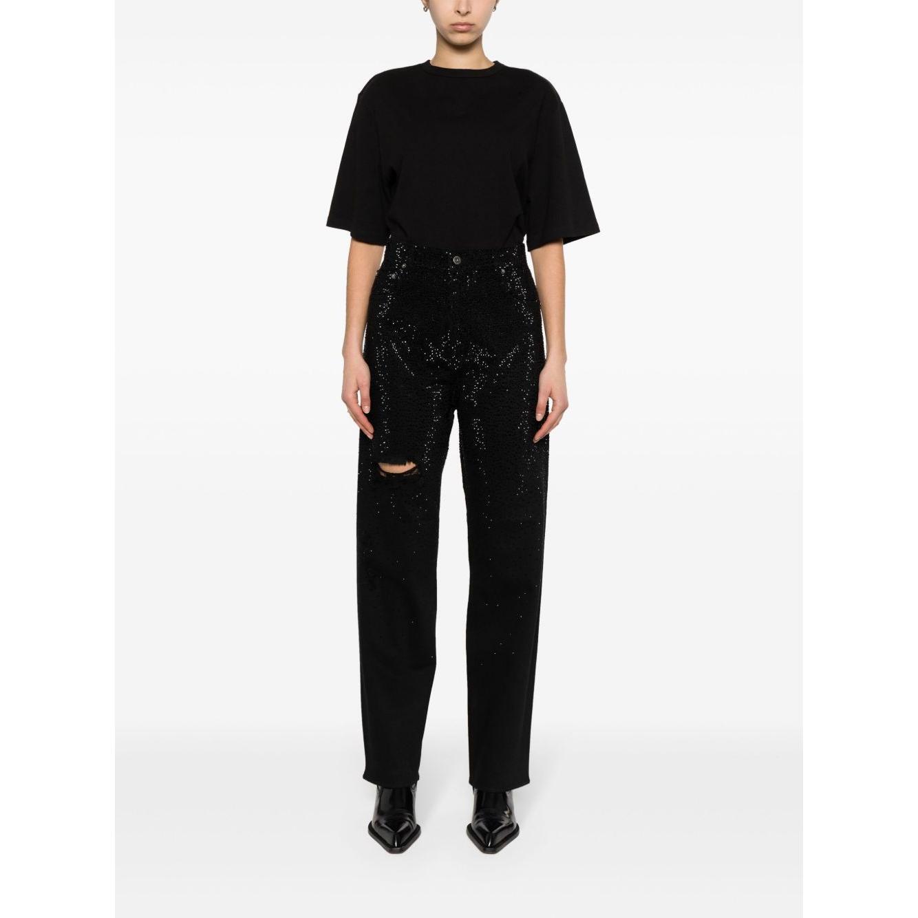 Golden Goose crystal embellished jeans