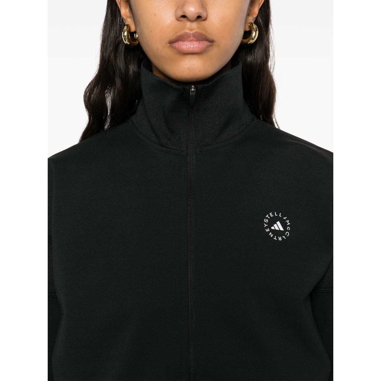 Adidas By Stella McCartney logo knitted track jacket Topwear