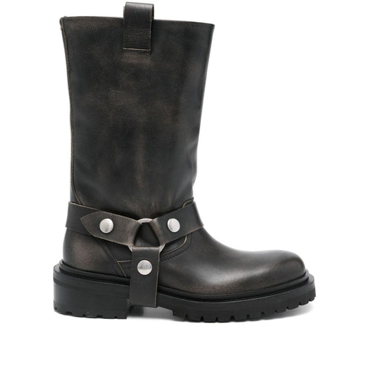 Golden Goose leather biker boots Boots