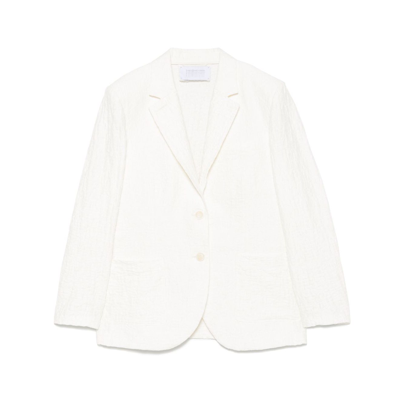Harris Wharf London crinkled shoulder-pads blazer Jackets