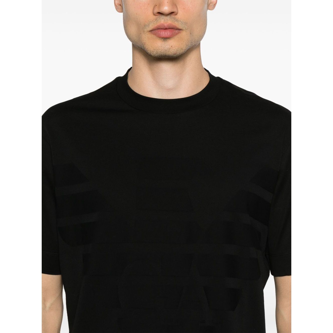 Emporio Armani logo-print cotton T-shirt Topwear