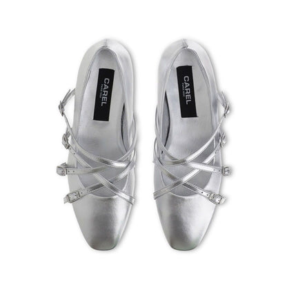 CAREL PARIS Flat shoes Silver Flat Shoes