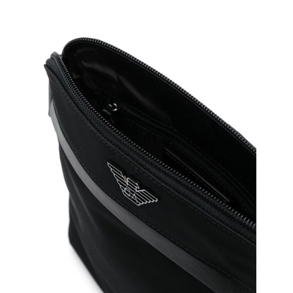 Emporio Armani ASV recycled-nylon flat shoulder bag