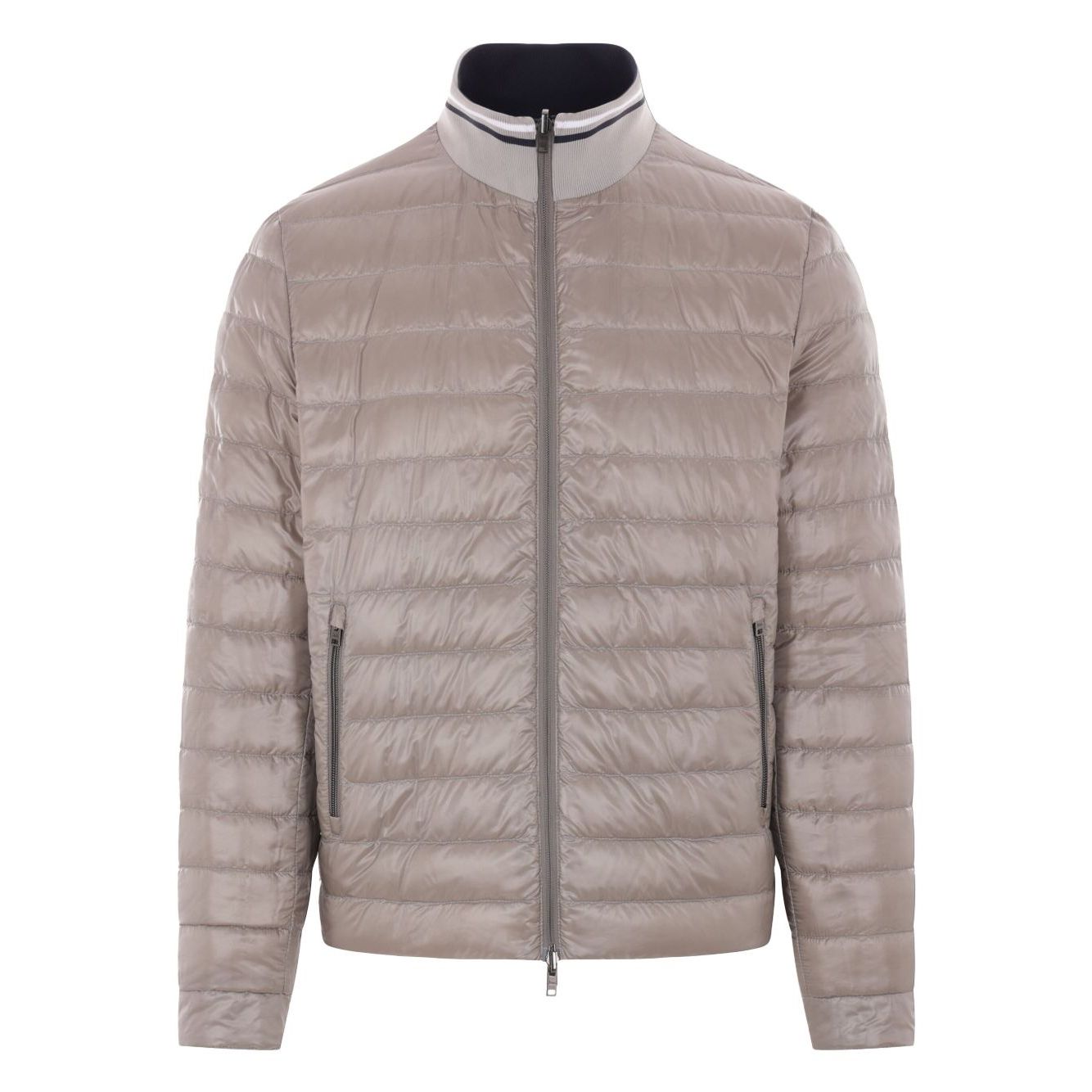 Herno Coats Clear Blue Jackets