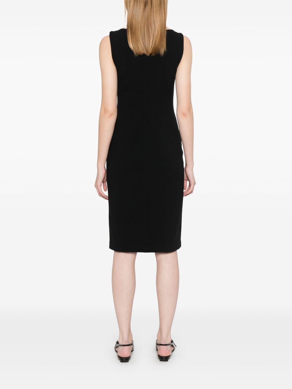 Emporio Armani Ottoman Jersey Sheath Dress
