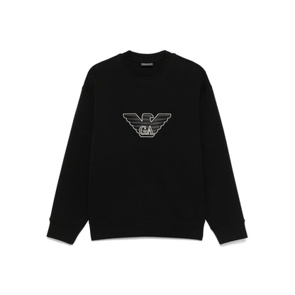 Emporio Armani logo patch sweatshirt