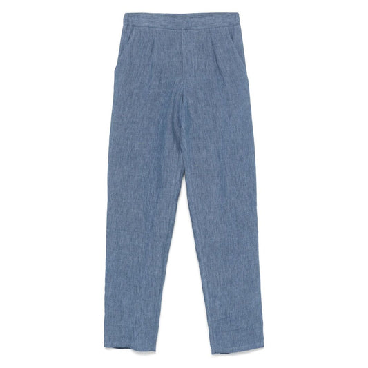 Emporio Armani Trousers Clear Blue