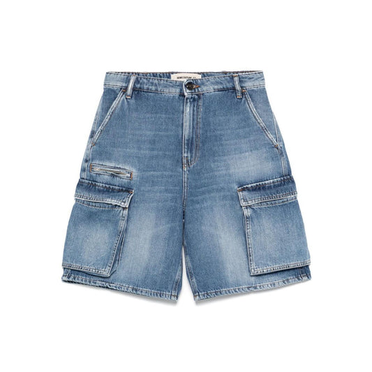 Semicouture Shorts Clear Blue