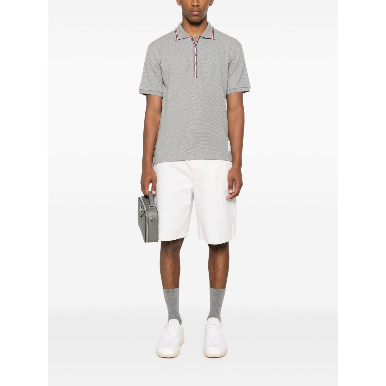 Thom Browne T-shirts and Polos Light Grey