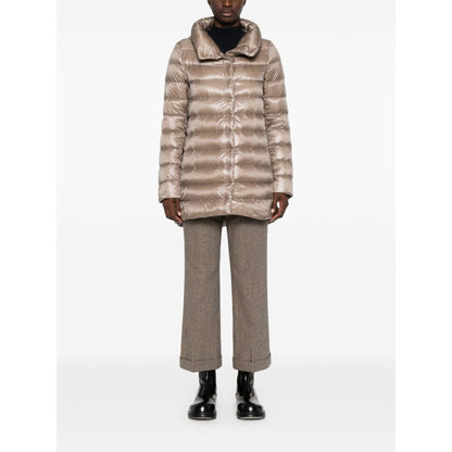 Herno Coats Dove Grey Jackets