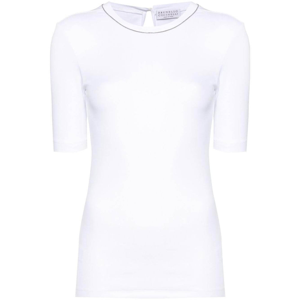 Brunello Cucinelli T-shirts and Polos White MPTC8BJ310C159-AI25