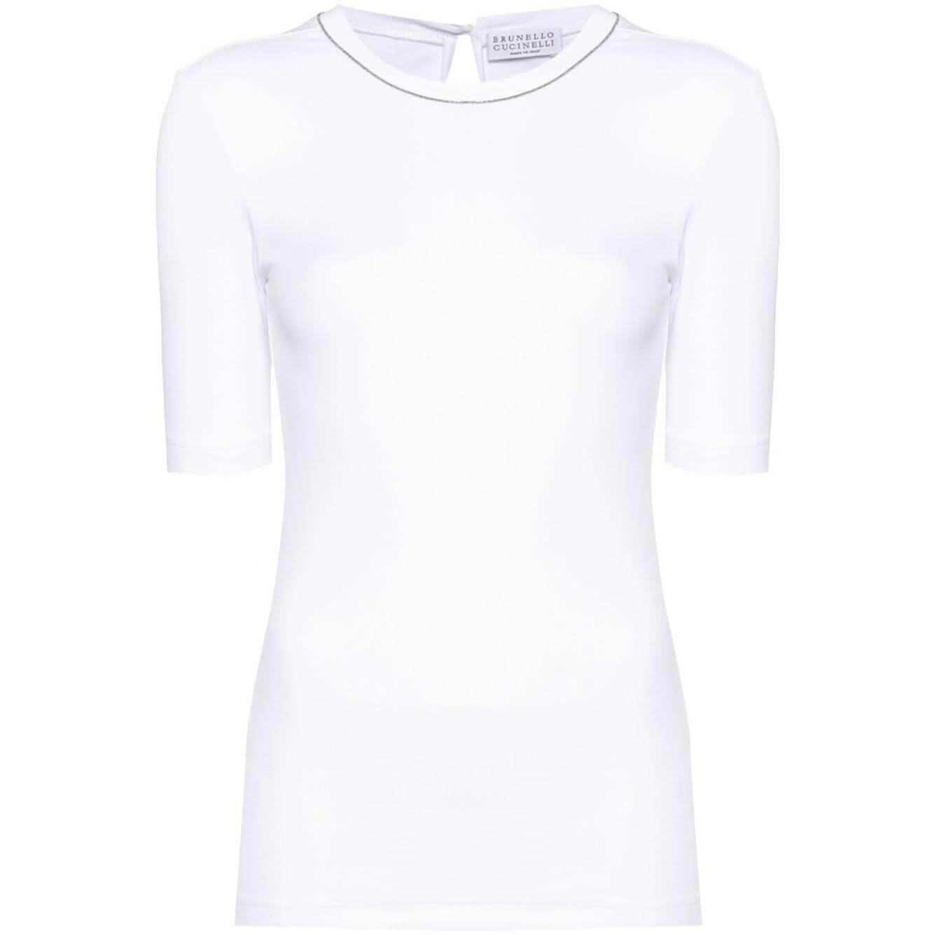 Brunello Cucinelli T-shirts and Polos White MPTC8BJ310C159-AI25