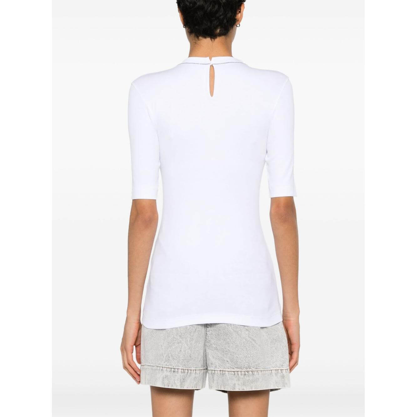 Brunello Cucinelli T-shirts and Polos White MPTC8BJ310C159-AI25