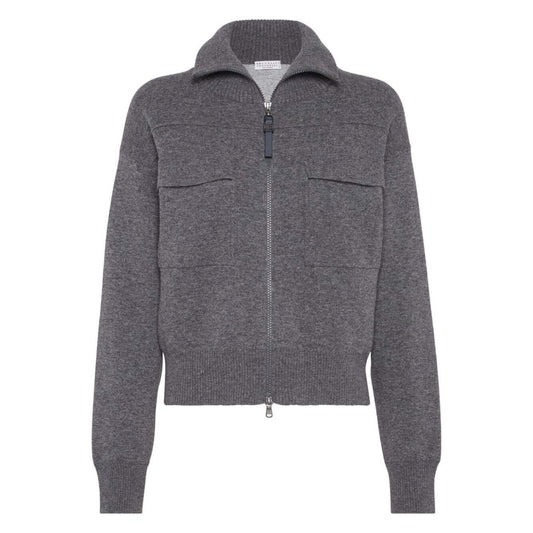 Brunello Cucinelli Sweaters Grey