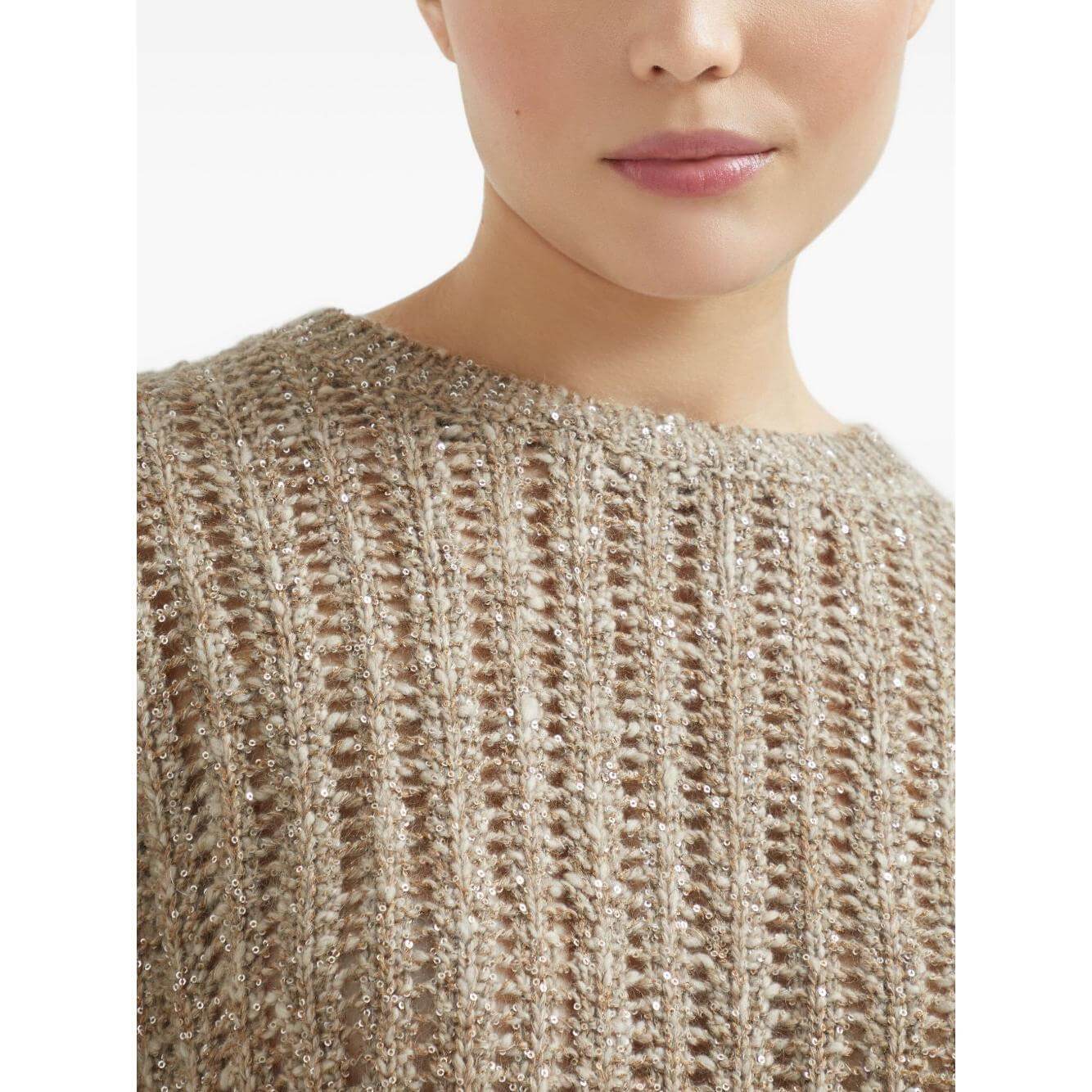 Brunello Cucinelli Sweaters Beige MGN364310PCVA05-AI25