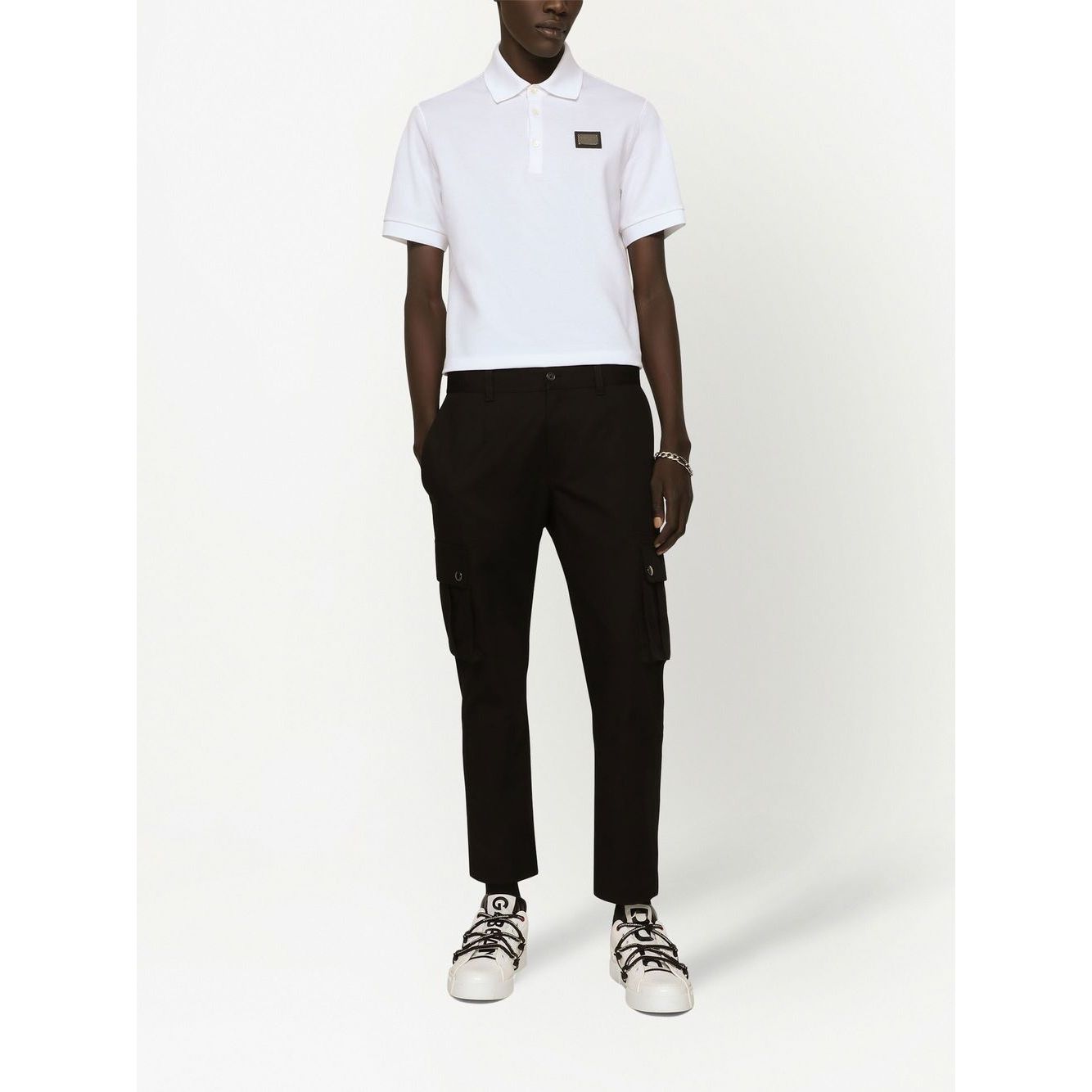 Dolce & Gabbana Logo cotton polo shirt