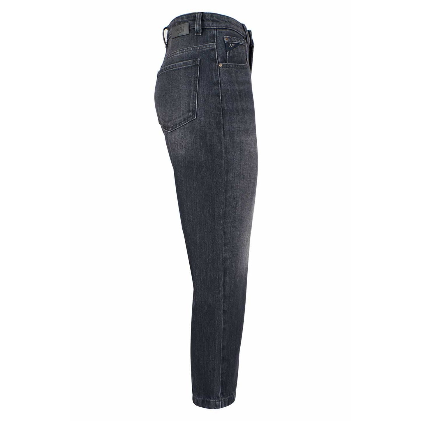 Yes Zee Black Cotton Women's High-Waisted Jeans
