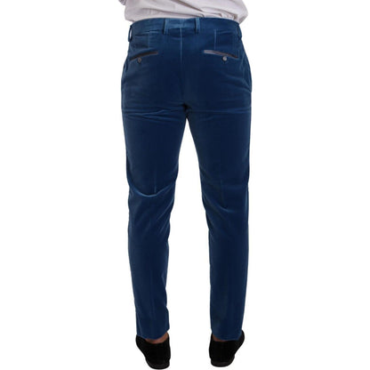 Dolce & Gabbana Blue SICILIA Velvet Slim Fit 2 Piece Suit