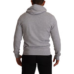 Hackett Gray Full Zip Hooded Cotton Sweatshirt Sweater KOS1978 - 46