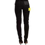 Acht Black Cotton Low Waist Skinny Denim Jeans PAN71210 - 26