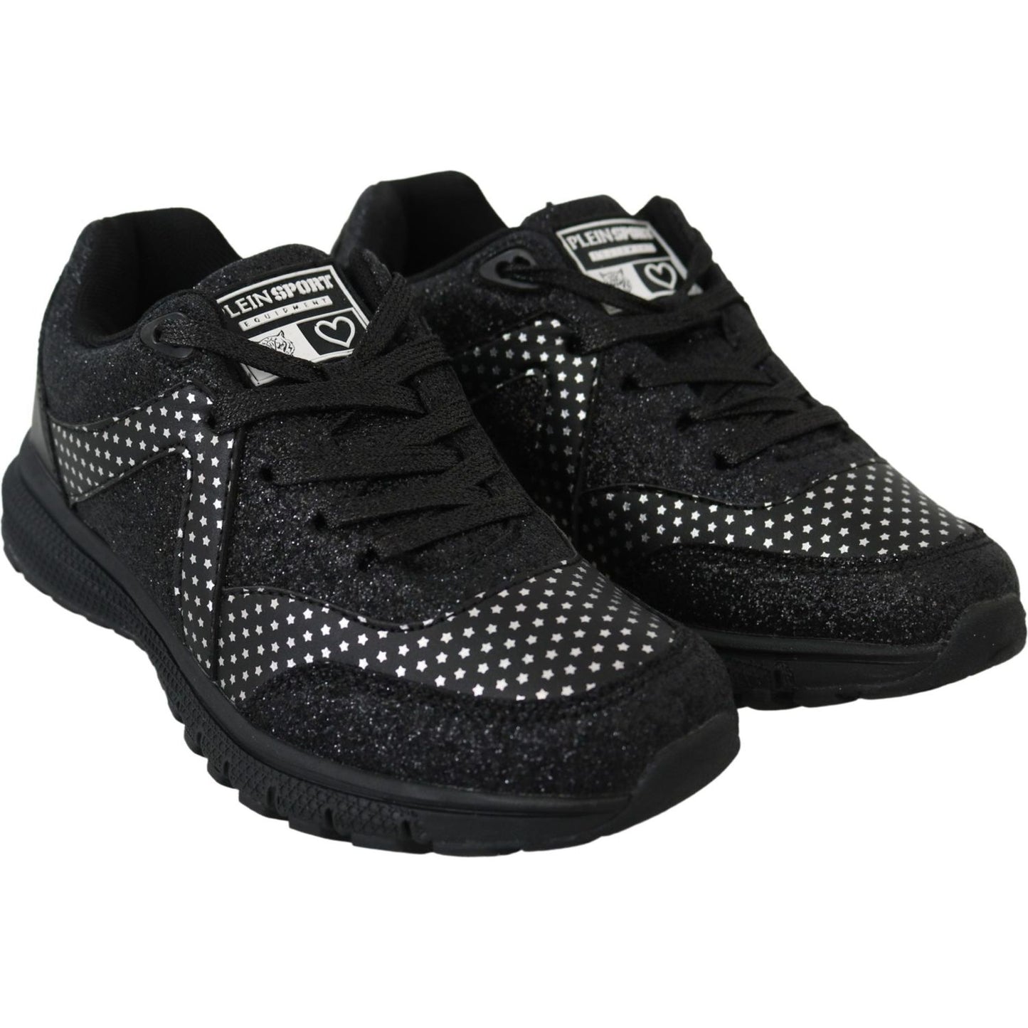 Plein Sport Elegant Black Runner Jasmines Sport Shoes 4059623082876