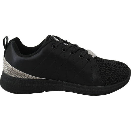 Plein Sport Exquisite Black Runner Gisella Sports Sneakers 1438550-36-FBB-265-FBB-266