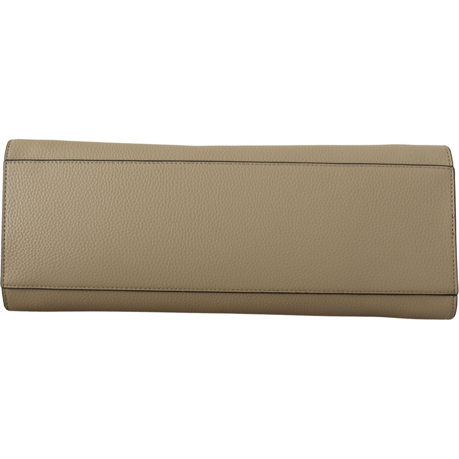 Karl Lagerfeld Enchanting Sage Green Leather Tote