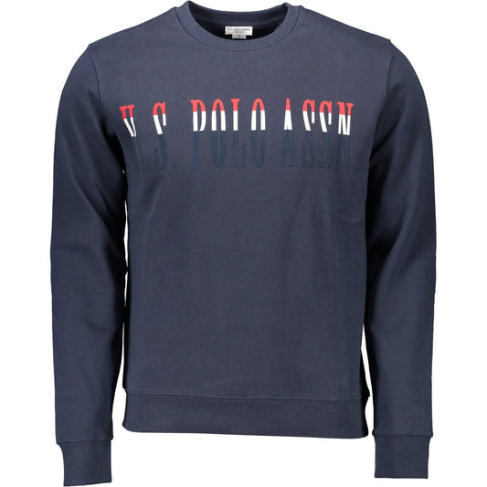 U.S. POLO ASSN. Blue Cotton Men Sweater
