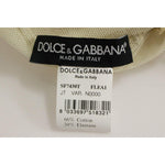 Dolce & Gabbana Beige Sleeveless Cotton Top Tank Blouse GSS11435-1