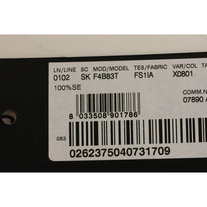 Dolce & Gabbana Brown Floral Silk Straight Full Skirt