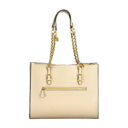 Guess Jeans Beige Polyethylene Women Handbag