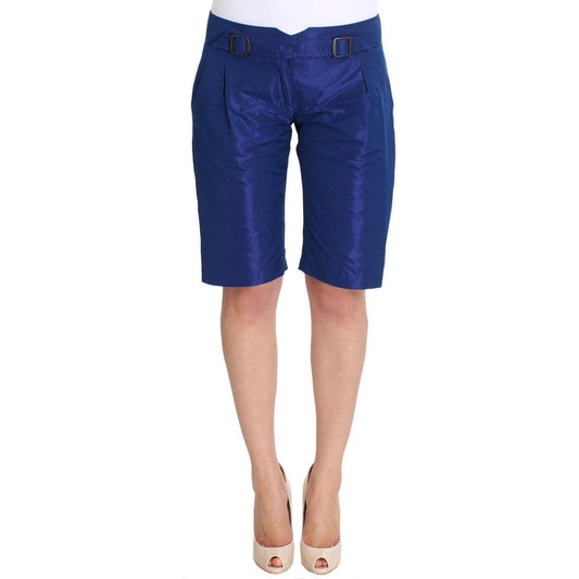 Ermanno Scervino Blue Above Knees Bermuda Shorts SIG30385-1