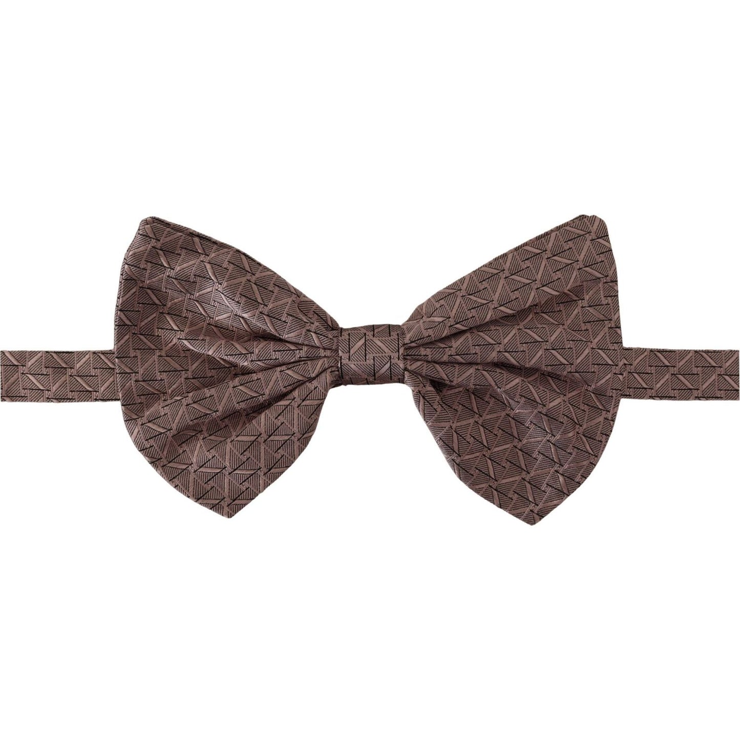 Dolce & Gabbana Gray Fantasy Print Adjustable Neck Papillon Bow Tie