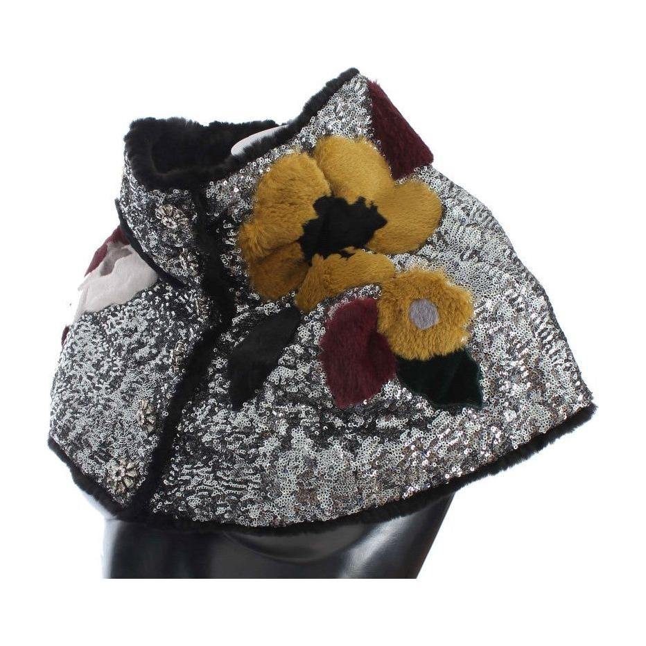 وشاح فرو مزين بالترتر من دولتشي آند غابانا