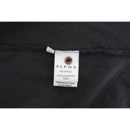Alpha Massimo Rebecchi Gray Cotton Button Down Casual Shirt