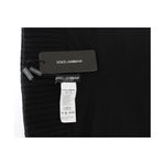 Dolce & Gabbana Black Knitted Sequin Hood Scarf Hat MS907
