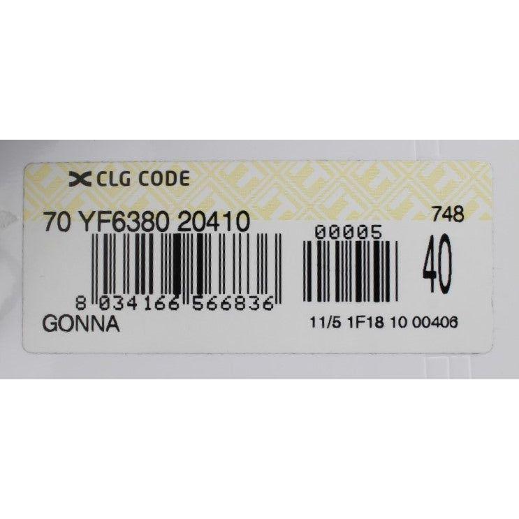 GF Ferre Blue Cotton Denim Mini Skirt