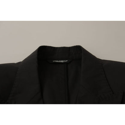 Dolce & Gabbana Black Single Breasted TAORMINA Breasted Blazer