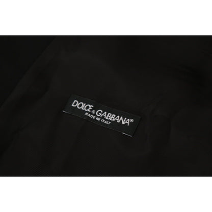 Dolce & Gabbana Black Jacket Vest 2 Piece MARTINI Blazer