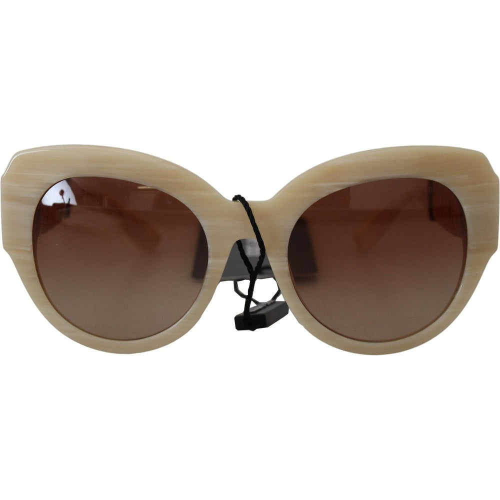 Dolce & Gabbana Beige Acetate Full Rim Brown Lense DG4294 Sunglasses GLA1047