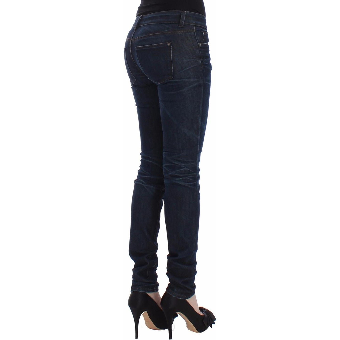 Ermanno Scervino Blue Slim Jeans Denim Pants Skinny Leg Stretch