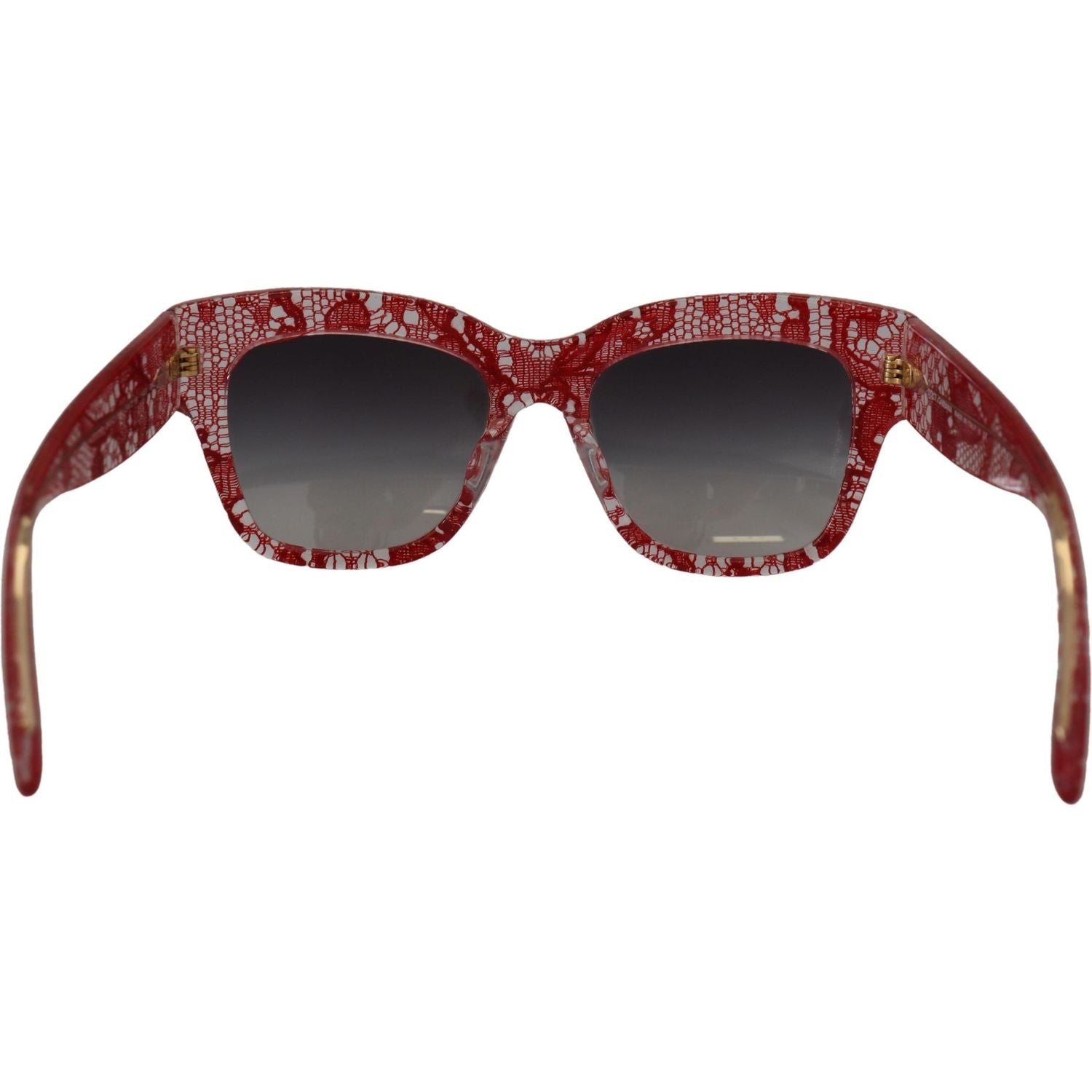 Dolce & Gabbana Red Lace Acetate Rectangle Shades  DG4231F  Sunglasses