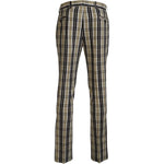 BENCIVENGA Chic Multicolor Checkered Cotton Pants BENCIVENGA Dim Gray