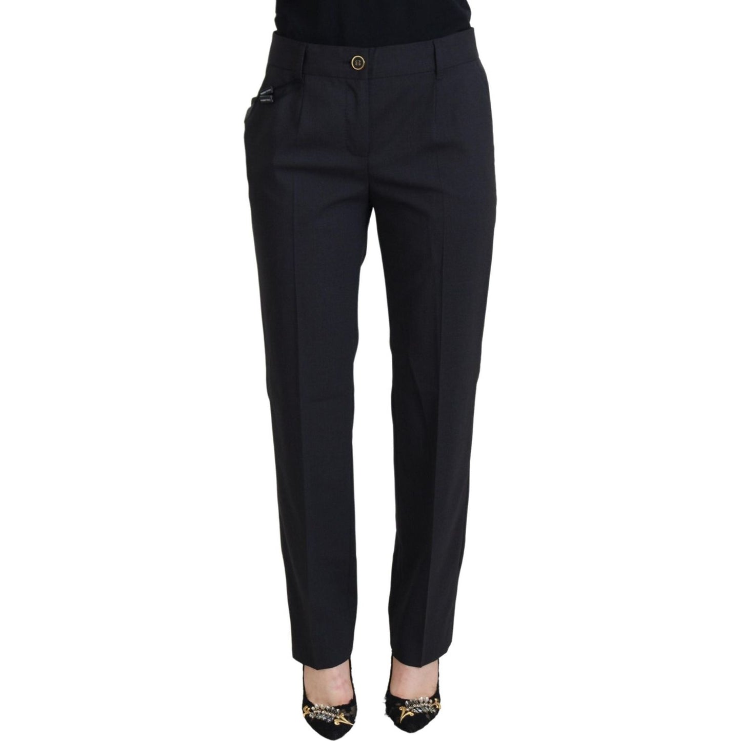 Dolce & Gabbana Grey Women Formal Tapered Pants