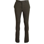 BENCIVENGA Elegant Multicolor Pure Cotton Trousers BENCIVENGA Dark Slate Gray