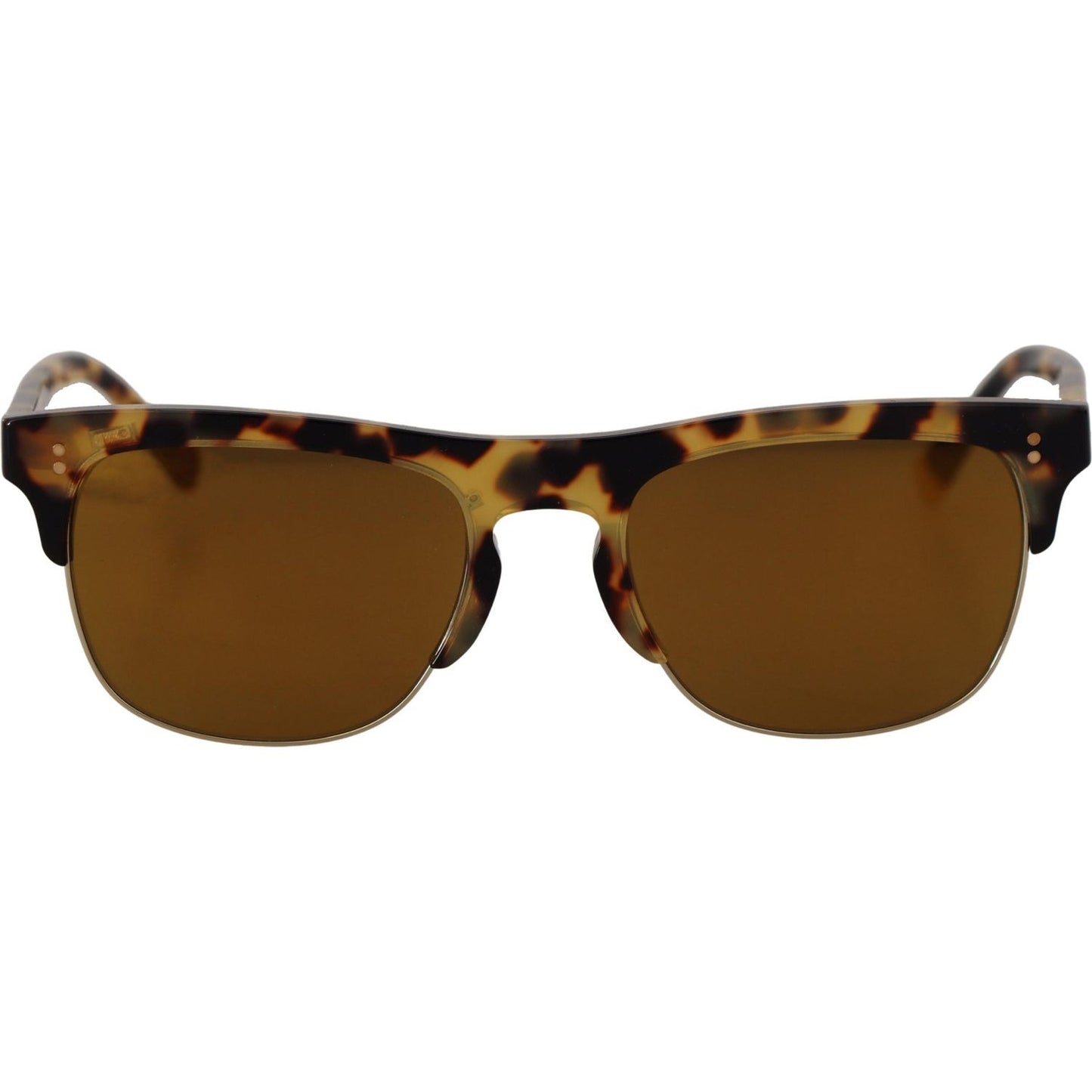 Dolce & Gabbana Brown Gold Acetate Havana DG430A Sunglasses