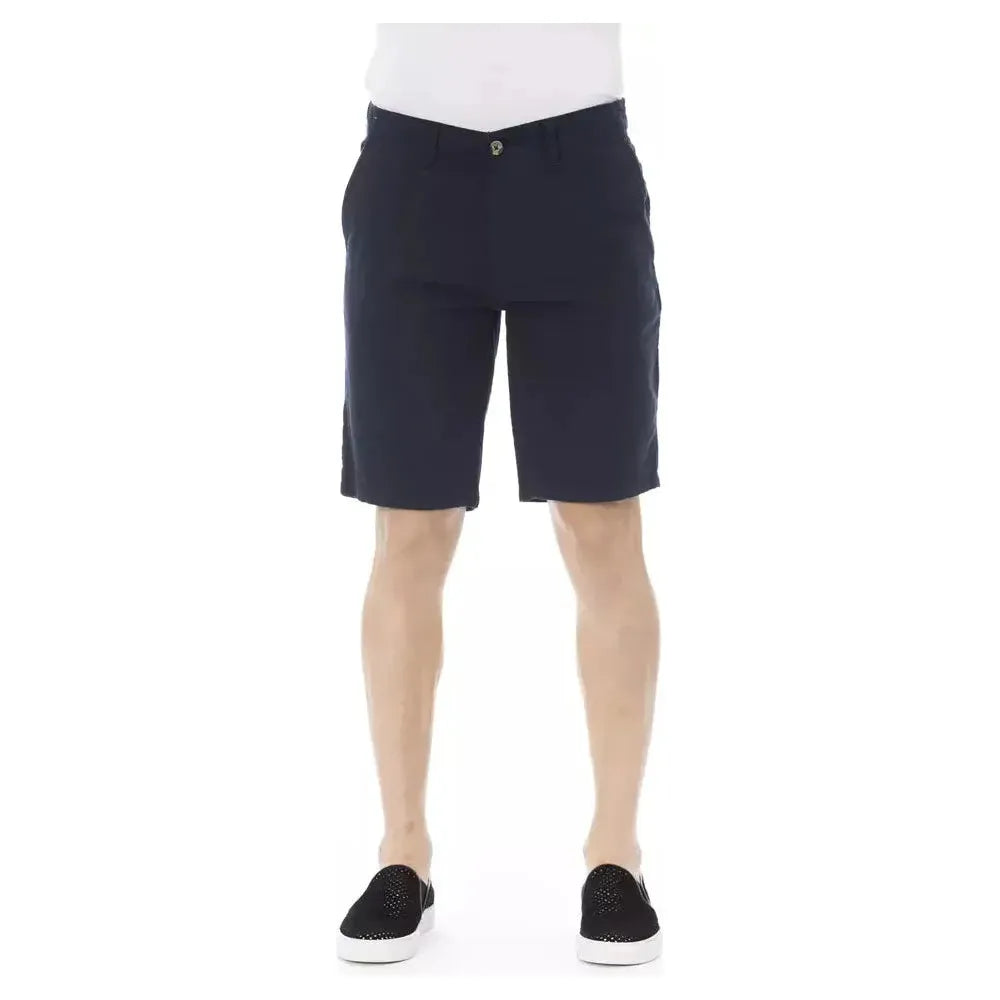 Baldinini Trend Blue Cotton Men's Bermuda Short